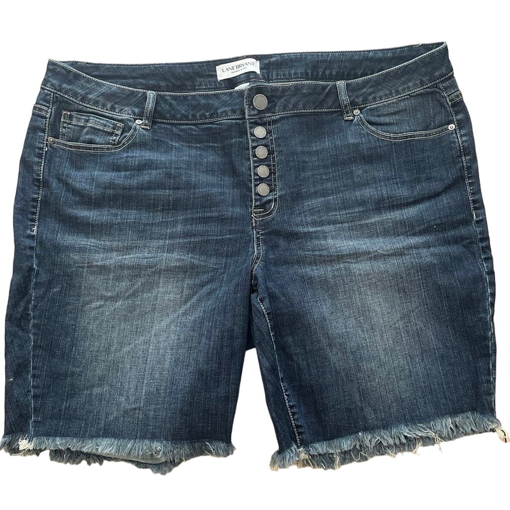 Lane Bryant Bermuda Cut-off Jean Shorts size 22